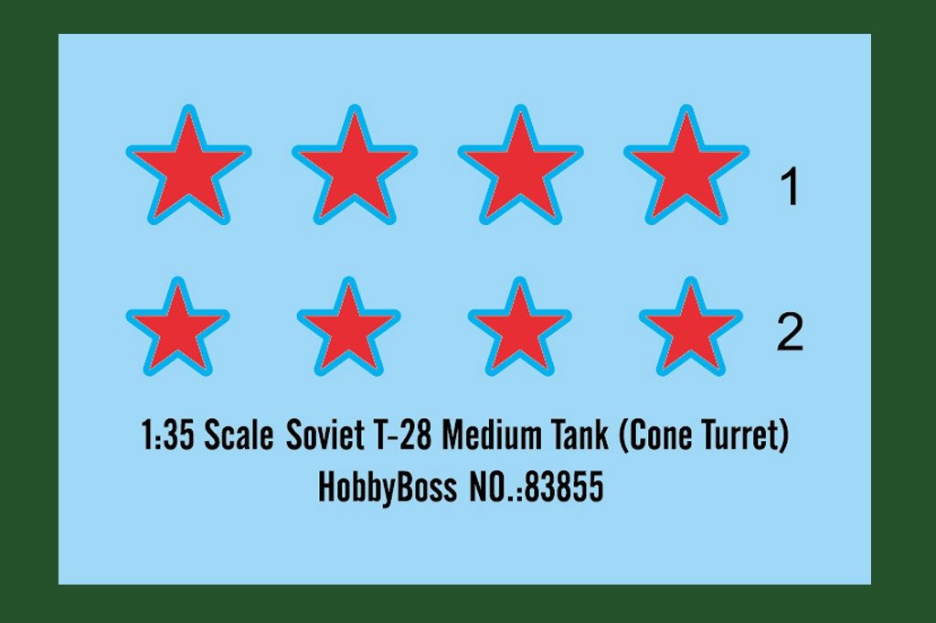 Hobby Boss 83855 Soviet T-28 Medium Tank (Cone Turret) 1/35 – Bild 3