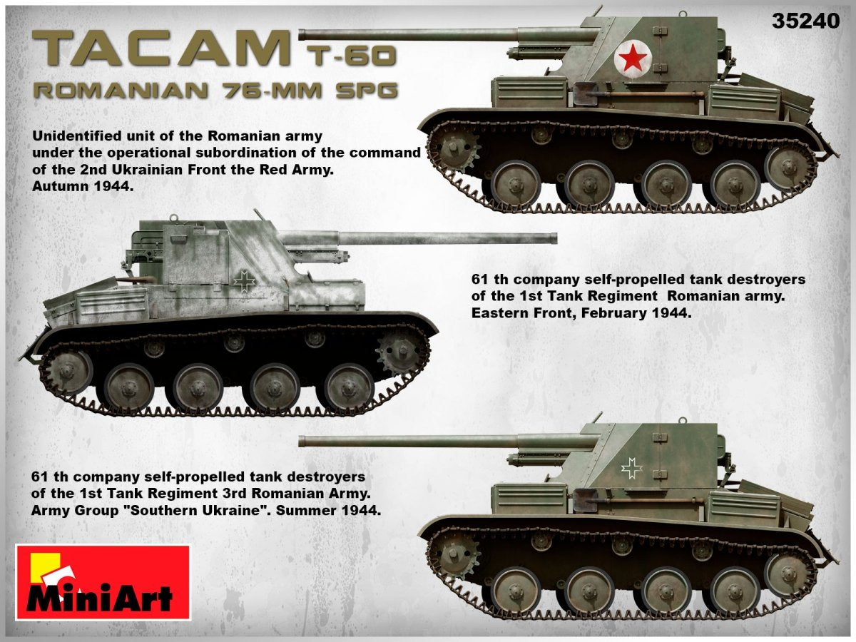 MiniArt 35240 ROMANIAN 76-mm SPG TACAM T-60 INTERIOR KIT 1/35 – image 14