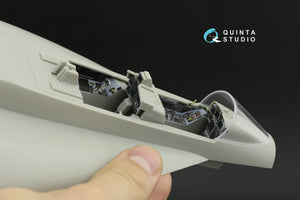 Quinta Studio QD32100 F/A-18F late / EA-18G 3D-Printed &amp;amp; colored Interior on decal paper (Trumpeter) 1/32 – image 12