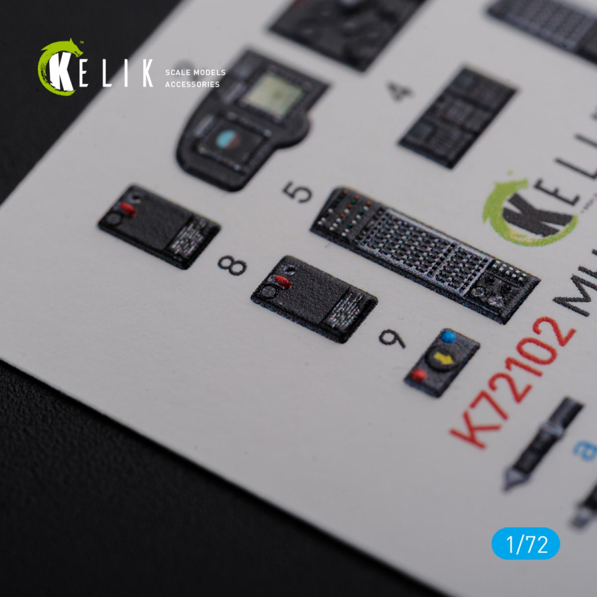 KELIK K72102 MH-47E interior 3D decals for Italeri kit 1/72 – obrázek 7