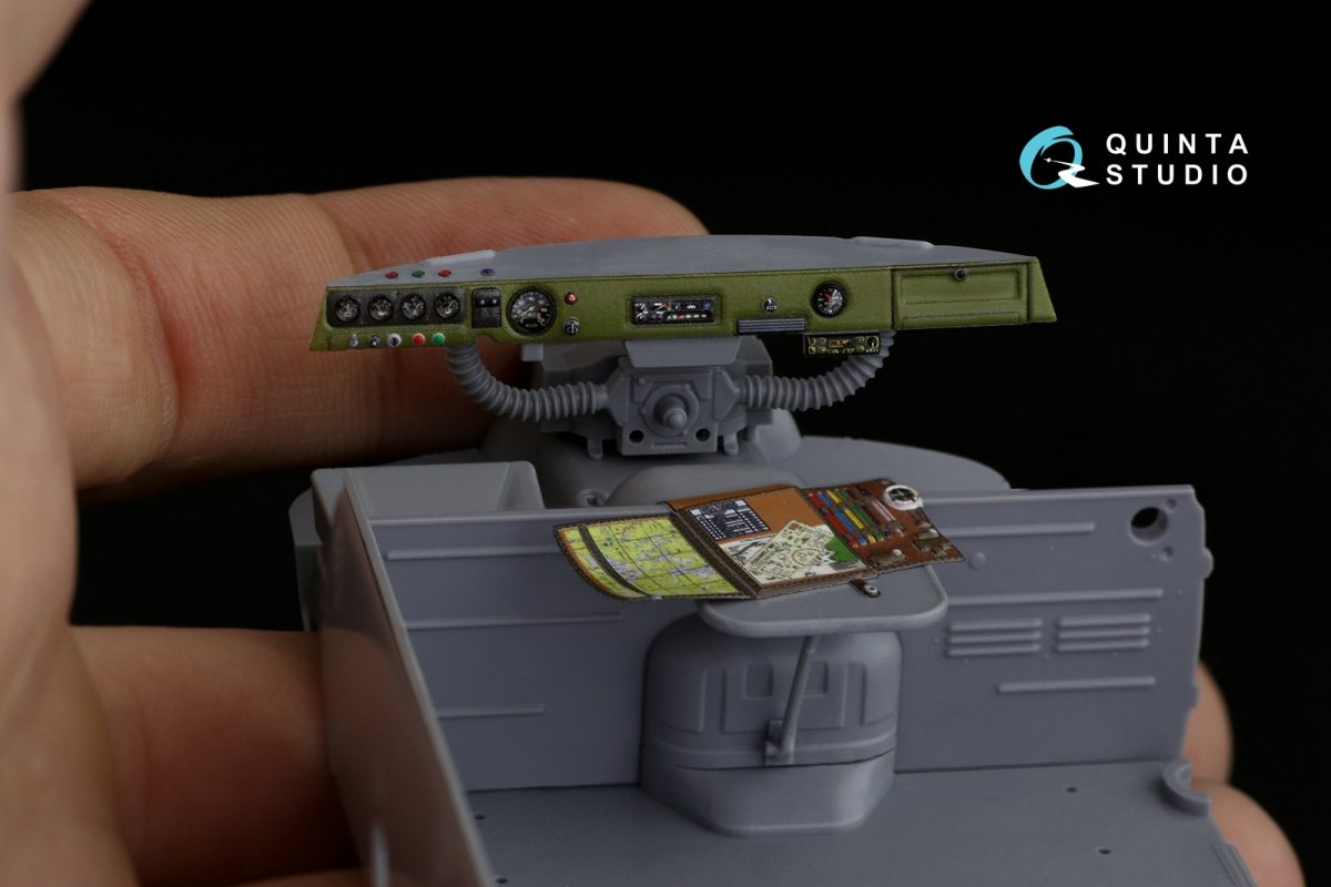 Quinta Studio QD35040 UAZ-452 3D-Printed &amp;amp; colored Interior on decal paper (Zvezda) 1/35 – image 3