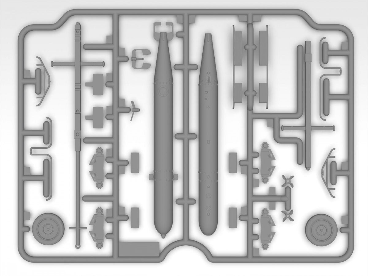 ICM 48229 Ju 88A-4 with German Ground Personnel and Torpedo Trailers 1/48 – image 13