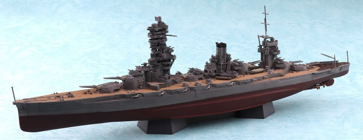 Aoshima 05977 Full Hull Model Japanese Battleship Fuso 1944 1/700 – image 2