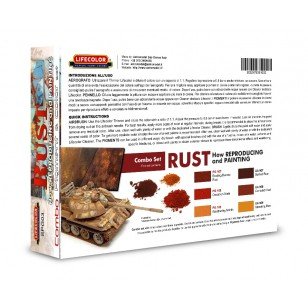 Lifecolor SPG03 Pigments and colors Rust 6x22ml – obrázek 2