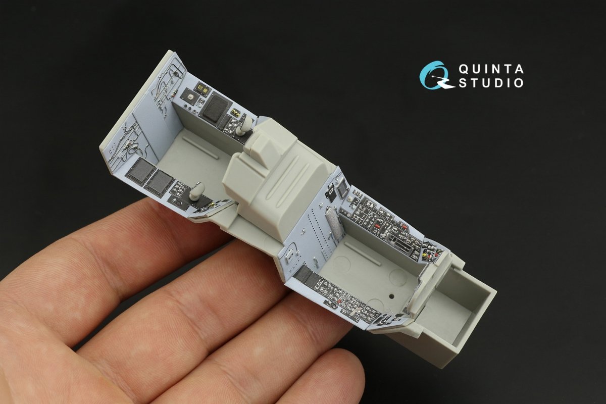 Quinta Studio QD32100 F/A-18F late / EA-18G 3D-Printed &amp;amp; colored Interior on decal paper (Trumpeter) 1/32 – image 8