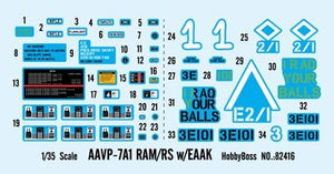 Hobby Boss 82416 AAVP-7A1 RAM/RS w/EAAK 1/35 – image 3