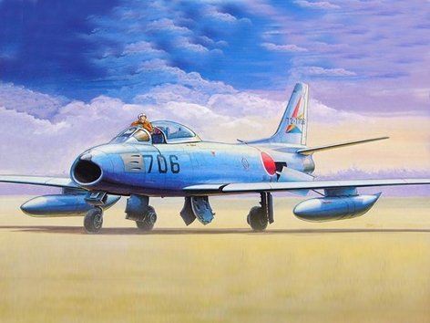Trumpeter 01321 F-86F-40 Saber 1/144