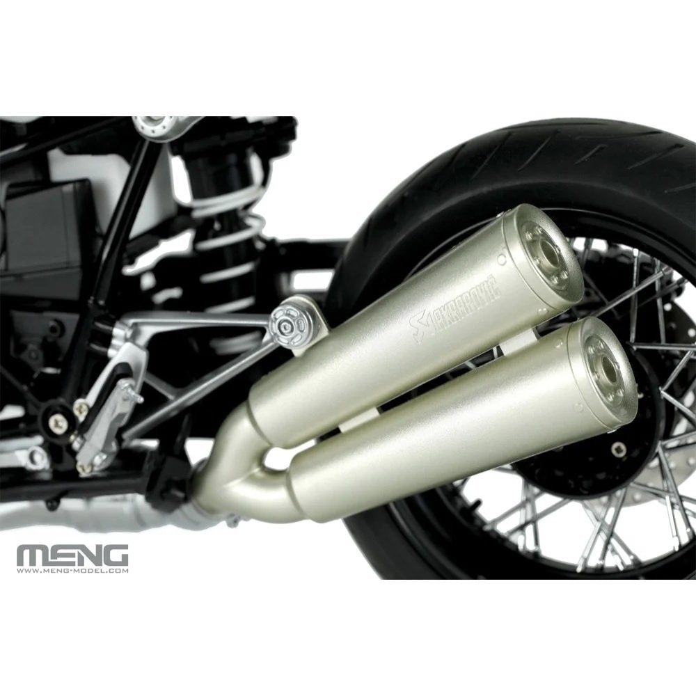 Meng Model MT-003u BMW R nineT Option 719 Black Storm Metallic Vintage Pre-colored Edition 1/9 – obrázek 6