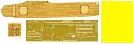 Fujimi 432526 Wood Deck Seal for IJN Aircraft Carrier Hiyo (w/2 pieces 25mm Machine Cannan) 1/700 – Bild 2