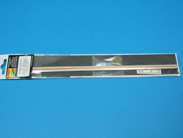 Aber 35D08 Telegraph - pillar set for 2 cross bars with 4 insulators each 1/35 – Bild 4