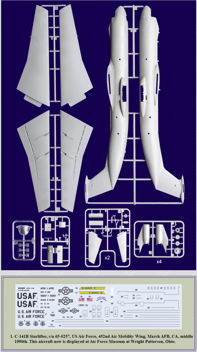 Roden 325 Lockheed C141 B Starlifter 1/144 – zdjęcie 2