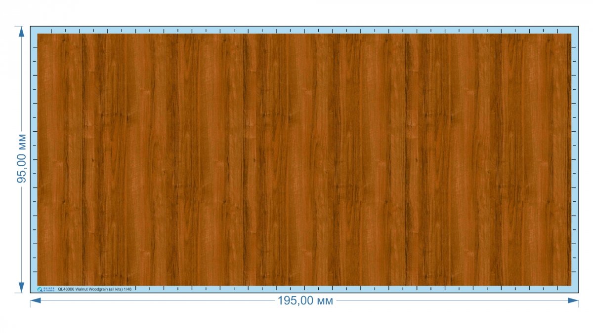 Quinta Studio QL48006 Walnut Woodgrain (all kits) 1/48 – Bild 7