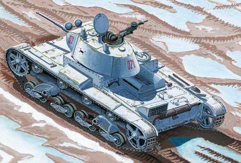 Mirage Hobby 72611 T-26C light tank model 1937/45mm Gun 1/72