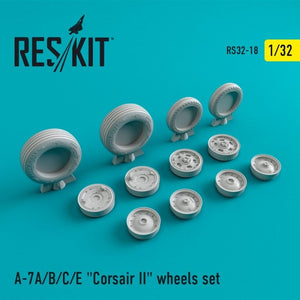 RESKIT RS32-0018 A-7 &amp;quot;Corsair II&amp;quot; (A/B/C/E) wheels set 1/32