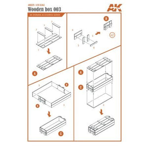 AK Interactive AK8225 LASER CUT WOODEN BOX 003 (5 UNITS) – Bild 4