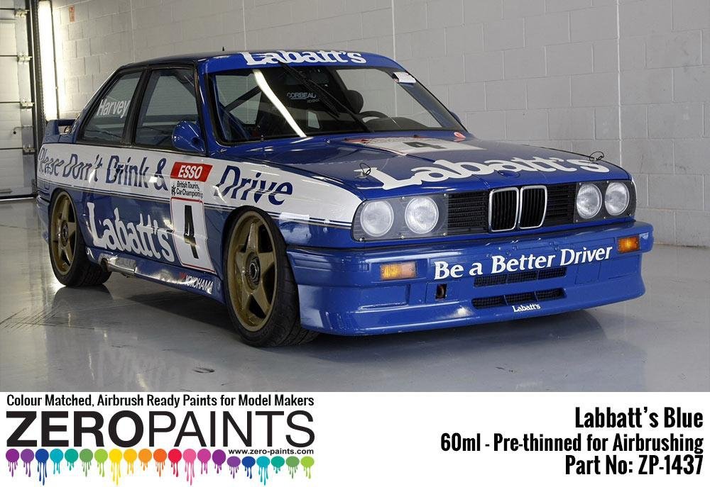 Zero Paints ZP-1437 - Labatt&amp;#39;s Blue Paint (BMW M3, Ford Sierra RS500 Cosworth) 60ml – Bild 2
