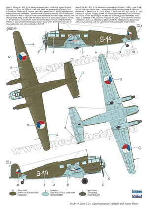 Special Hobby 48197 Aero C-3A &amp;#39;Czechoslovakian Transport and Trainer Plane&amp;#39; 1/48 – image 5