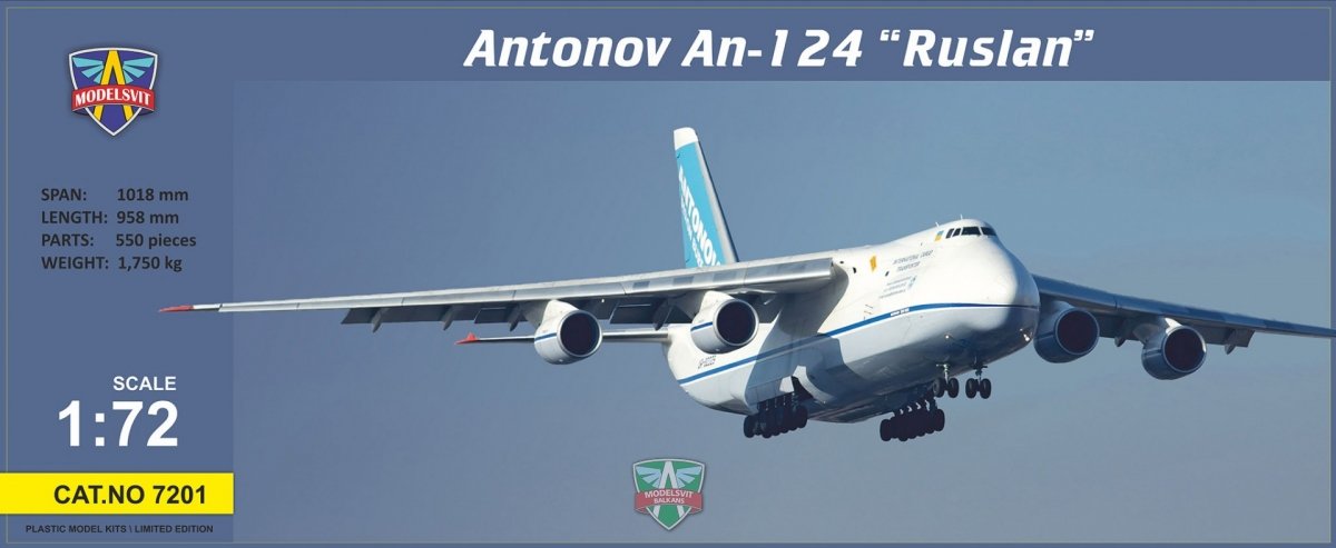 Modelsvit 7201 Antonov An-124 Ruslan 1/72