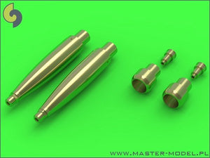 Master AM-32-082 Spitfire Mk.IXe/XVIe late version - rounded barrel mantlet for Hispano 20mm cannons and Browning .50cal machine gun in mantlet (for Tamiya model)