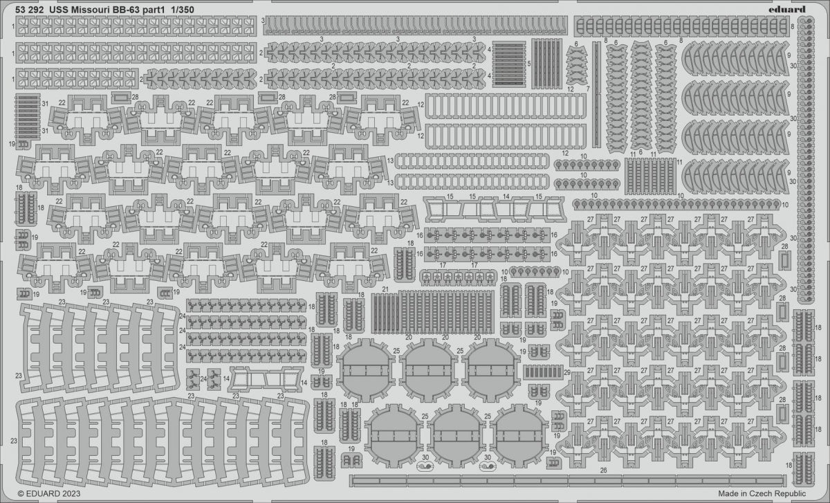 Eduard BIG5368 USS Missouri BB-63 Hobby Boss 1/350 – image 2