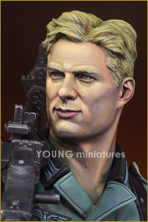 Young Miniatures YM1829 GERMANMG34 GUNNER 1941 1/10 – obrázek 7