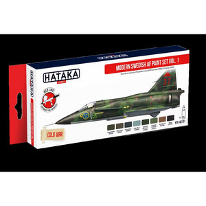 Hataka HTK-AS101 Modern Swedish AF paint set vol.1 (8x17ml)