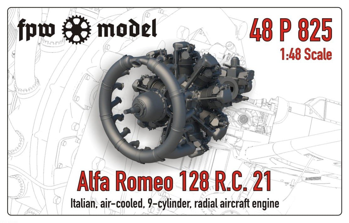 FPW Model 48P825 Alfa Romeo 128 RC 21 1/48