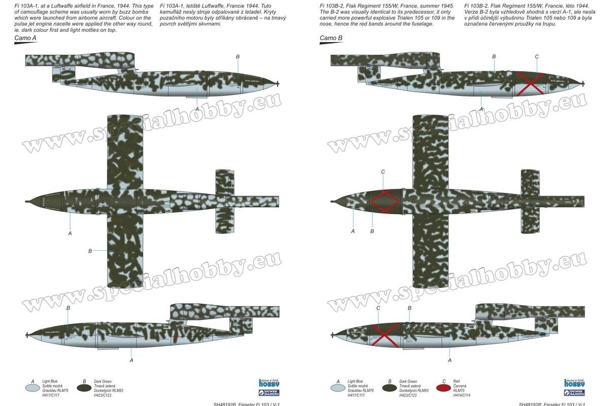 Special Hobby 48192 Spitfire Mk.XII against V-1 Flying Bomb 2 models + figure 1/48 – imagen 2