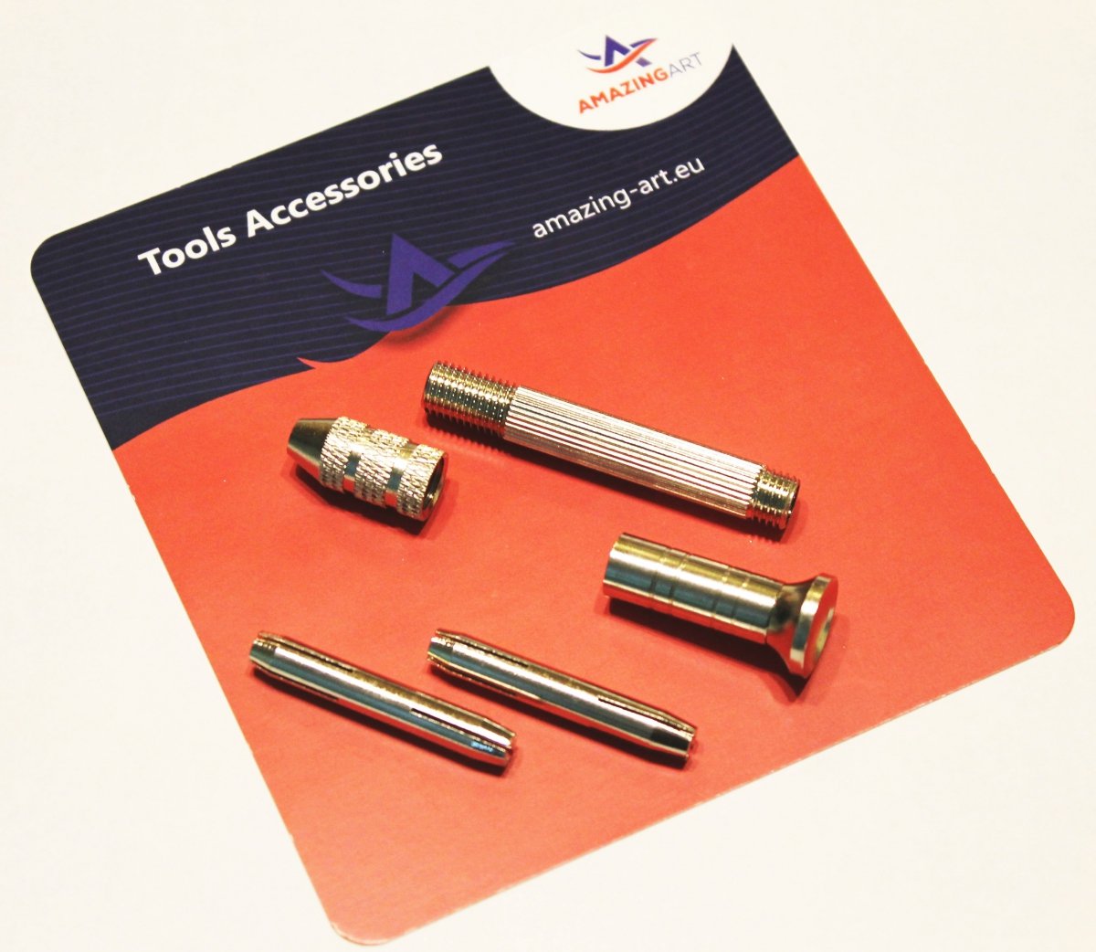 Amazing Art 18635 MINI HAND DRILL + 5 DRILL BITS VARIOUS SIZES – image 2
