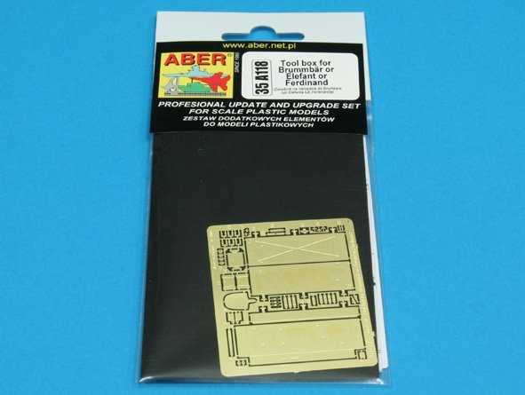 Aber 35A118 Tool box for Brummbar, Ferdinamd and Elefant 1/35 – Bild 3