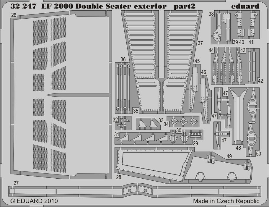 Eduard 32247 EF 2000 Two-seater exterior TRUMPETER 1/32 – Bild 2