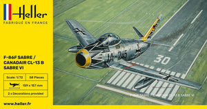 Heller 80277 F-86F SABER / CANADAIR CL-13 B SABER VI 1/72 – image 3