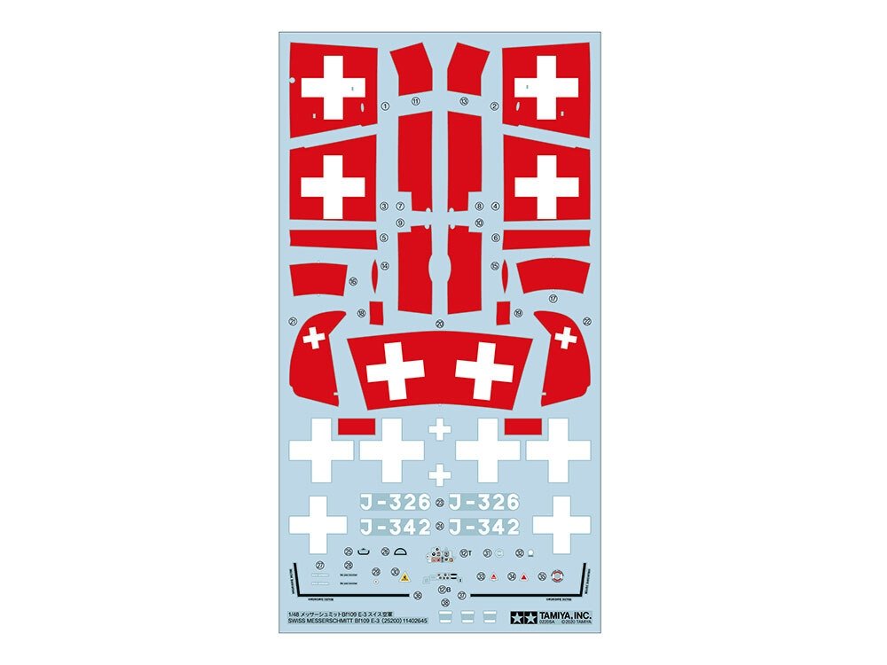 Tamiya 25200 Swiss Bf109 E-3 1/48 – Plastikowy model do sklejania – Bild 4