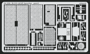 Intérieur du M-113 ACAV Eduard 35390 au 1/35 Tamiya
