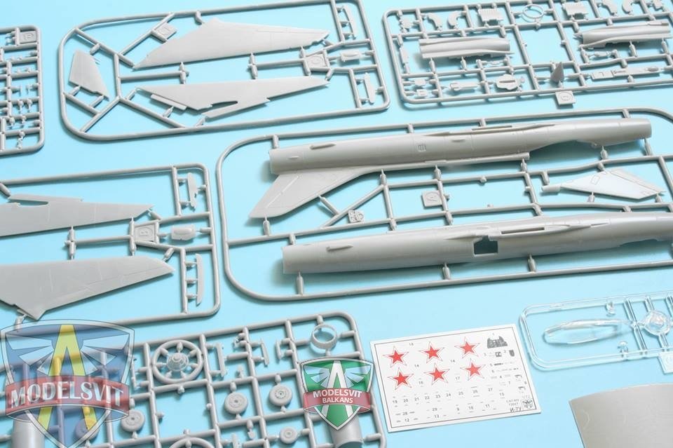 Modelsvit 72027 I-7U Supersonic interceptor prototype 1/72 – Bild 4
