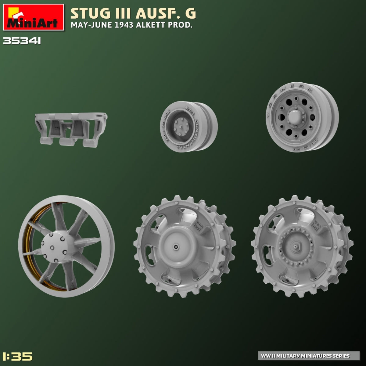 MiniArt 35341 STUG III AUSF. G MAY-JUNE 1943 ALKETT PROD. 1/35 – Bild 12