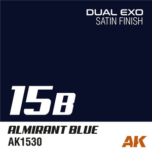 AK Interactive AK1559 DUAL EXO SET 15 – 15A ULTRA BLUE &amp;amp; 15B ALMIRANT BLUE – imagen 3
