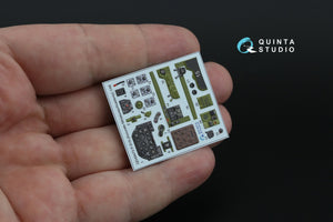 Quinta Studio QD48473 P-51A 3D-Printed colored Interior on decal paper (Accurate Miniatures/Academy) 1/48 – Bild 5