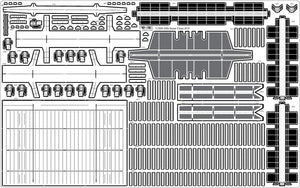 Pontos 35005F1 USS CV-14 Toconderoga 1944 Detail Up Set 1/350 – obrázek 20