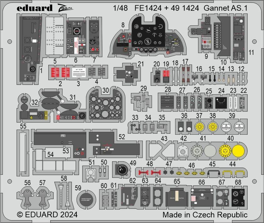 Eduard 491424 Gannet AS.1 AIRFIX 1/48 – zdjęcie 2