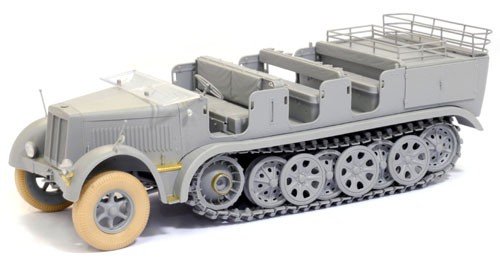 Dragon 6545 Sd.Kfz.7 8t Half-Track Early Production w/Crew 1/35 – image 6