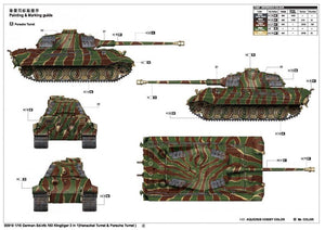 Trumpeter 00910 German Kingtiger 2in1 (Henschel Turret Porsche Turret) 1/16 – image 3