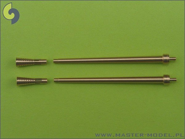 Master AM-48-024 German aircraft cannon 3.7cm Flak 18 gun barrels (2pcs) (1/48)