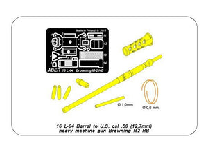 Aber 16L-04 Barrel for Browning M2 HB / Barrel for US machine gun cal .50 Browning M2 HB 1/16 – image 11