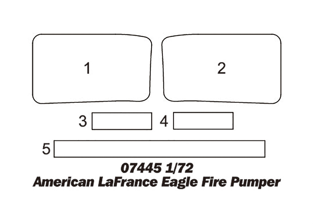 Trumpeter 07445 American LaFrance Eagle Fire Pumper 1/72 – image 16