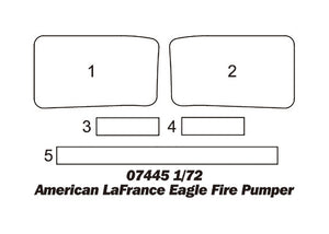 Trumpeter 07445 American LaFrance Eagle Fire Pumper 1/72 – image 16