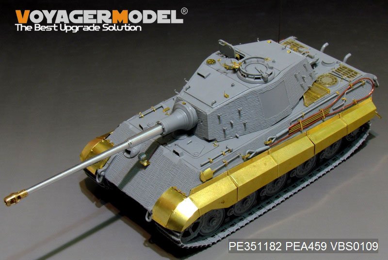 Maquette Voyager PE351182 Char King Tiger allemand de la Seconde Guerre mondiale (tourelle Hensehel) (pour kit DRAGON/ZVEZDA) 1/35 – image 11