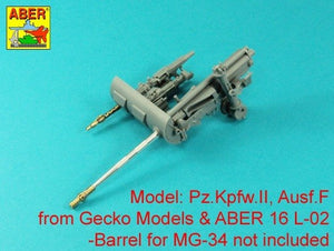 Aber 16L-23 Barrel for 2 cm Kw.K. 30 gun for German Light Tanks Pz.Kpfw. II, Ausf. AF (Sd.Kfz.121) 1/16 – imagen 5