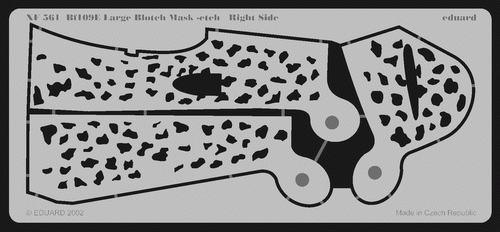 Eduard XF561 Bf 109E Large Blotch mask-etch 1/48 – image 2