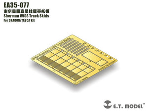 ET Model EA35-077 Sherman VVSS Track Skids For DRAGON Kit 1/35 – immagine 3
